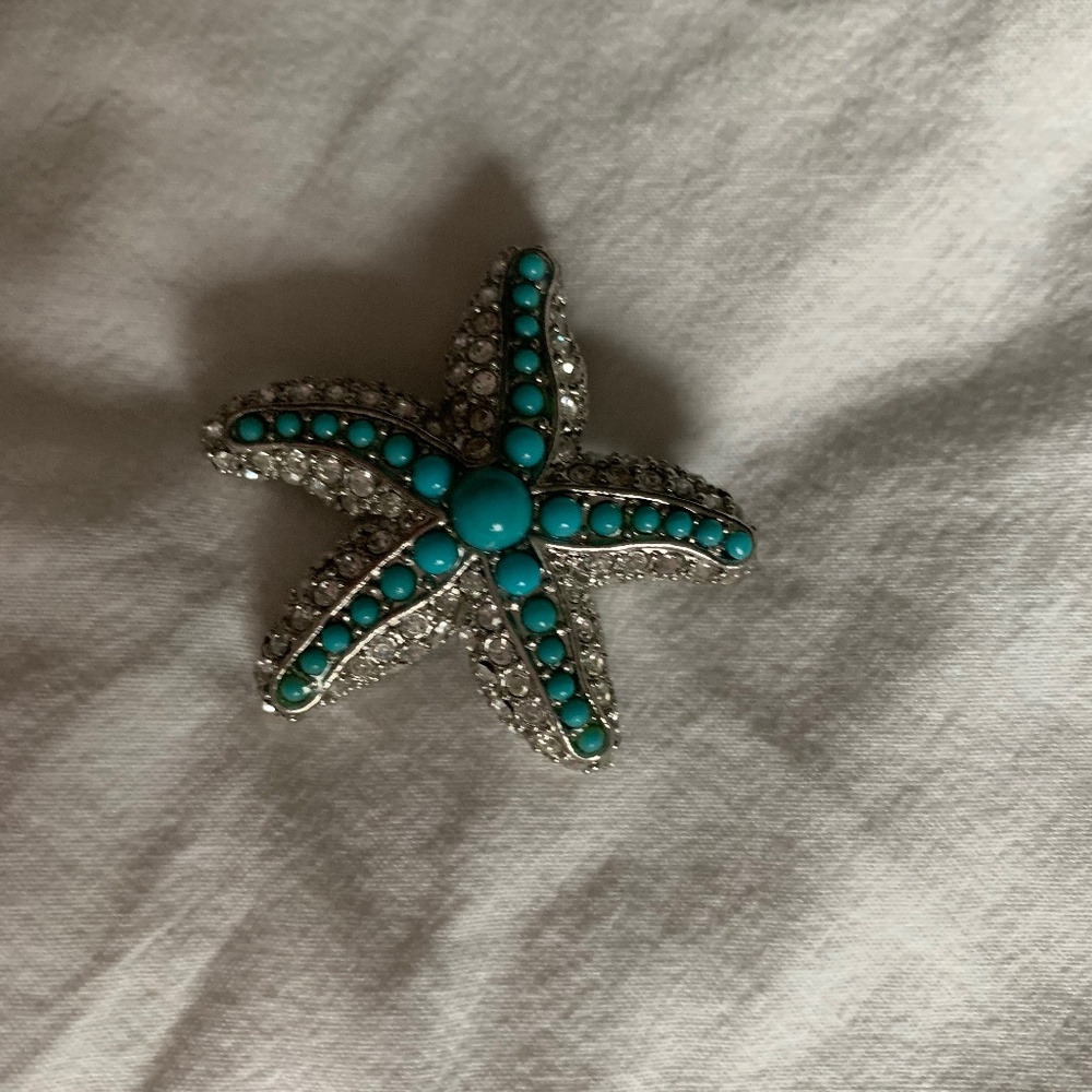 Starfish brooch